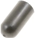 47393 - : 1/4 In. Rubber Black Vacuum Cap for Dorman Image