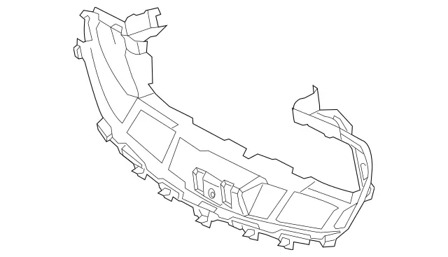 238885370164 - Attachment Parts: Air Duct Segment for Mercedes-Benz: E300, E350, E400, E43 AMG, E450, E53 AMG, E63 AMG S Image image