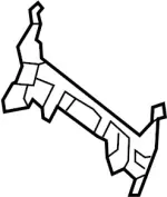 882203JA0A - Body: Rear Cover for Infiniti Image