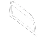 90669003417L22 - Body: Partition Panel for Mercedes-Benz Image