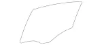 2117350810 - Rear Doors: Glass Pane for Mercedes-Benz Image