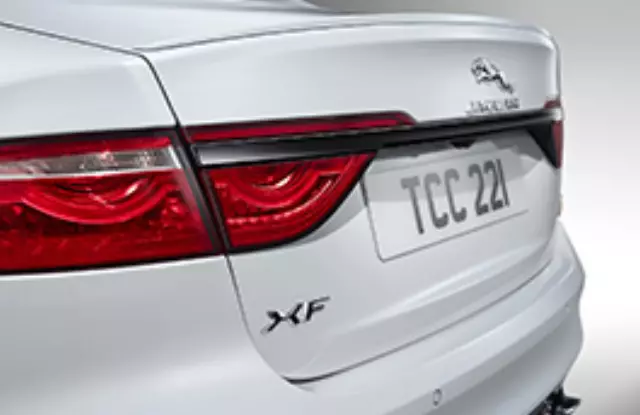 Rear Tailgate Trim - Gloss Black - Jaguar (T2H17748)