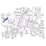 ML3Z1503598BA - : Windshield Pillar Trim for Ford Image