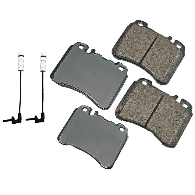 EUR561 - Brakes &amp; Brake Parts: Akebono EURO Ultra Premium Ceramic Disc Brake Pad Kit for AKEBONO Image