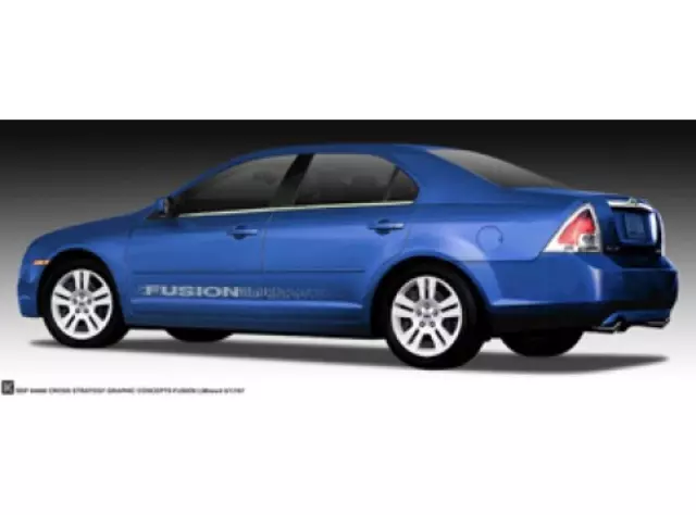 8E5Z5420000AA - Exterior: Graphics, Racing Stripes, Black for Ford: Fusion Image