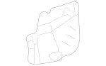 2026820571 - : Shielding for Mercedes-Benz: C220, C230, C280, C43 AMG, CLK430 Image