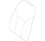 29291068028U54 - Body: Seat Back Cover for Mercedes-Benz Image