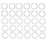 R34056060 - : Engine Piston Ring Set for Enginetech Image