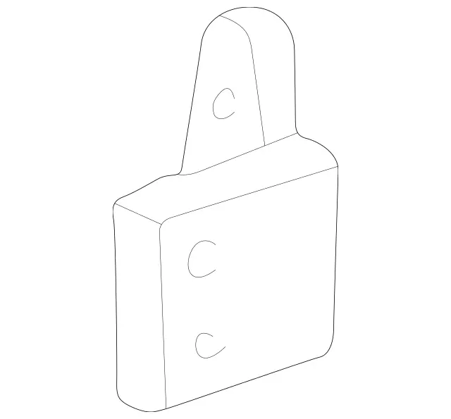 2037300737 - Rear Doors: Hinge for Mercedes-Benz: C230, C240, C280, C32 AMG, C320, C350, C55 AMG Image image