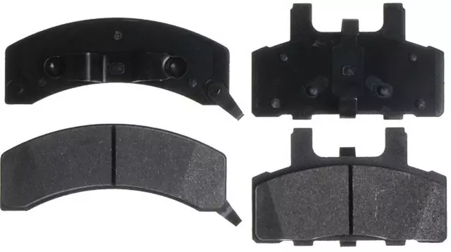 14D369MX - Brake: Front Brake Pad Set for Cadillac: 60 Special, Commercial Chassis, DeVille, Escalade, Fleetwood | Chevrolet: Astro, Blazer, C1500, C2500, Express 1500, Express 2500, K1500 Pickup, K2500 Pickup, R2500, Suburban C1500, Suburban K1500, Tahoe | Dodge: Ram 1500 | GMC: C1500 Pickup, C2500 Pickup, K1500 Pickup, K2500 Pickup, Safari, Savana 1500, Savana 2500, Suburban C1500, Suburban K1500, Yukon Image