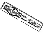 8C3Z16720S - Body: Nameplate for Ford: F-450 Super Duty Image
