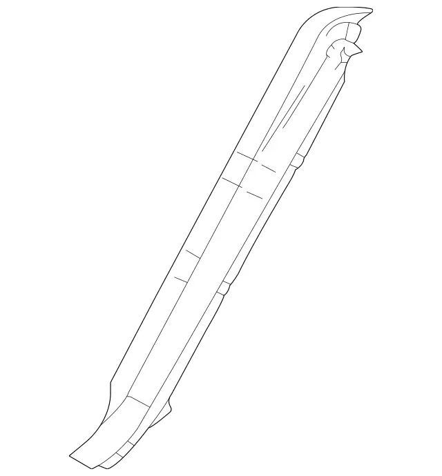 22069033259B50 - Body: Lower Quarter Trim for Mercedes-Benz Image