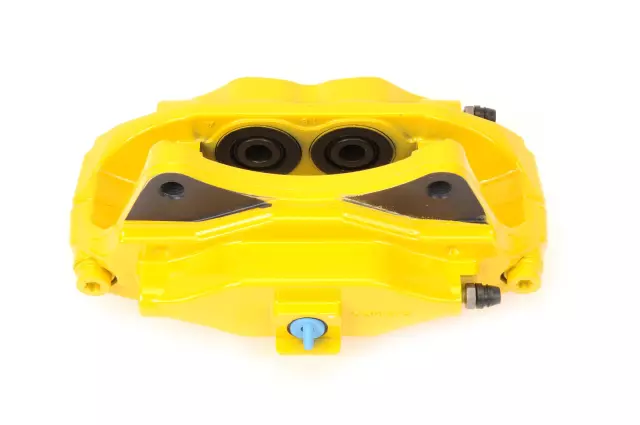 23198736 - : Yellow Rear Driver Side Disc Brake Caliper Assembly for GM Image
