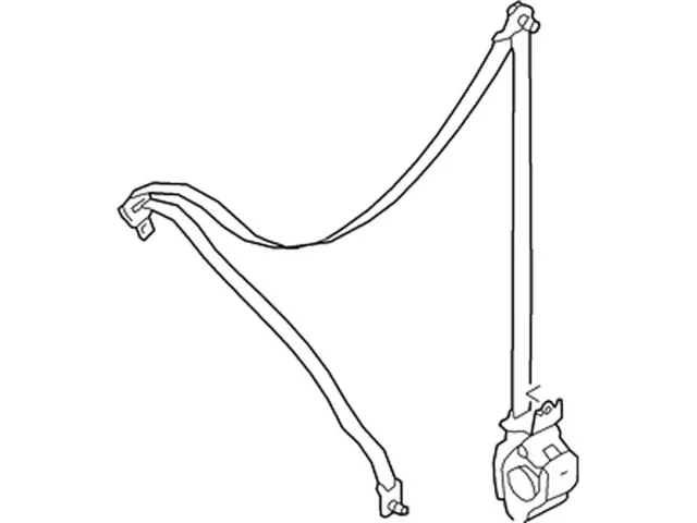 3L8Z78611B09AAC - Electrical: Retractor Assembly for Ford: Escape Image