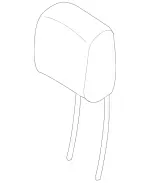 16497022007H23 - : Head Restraint for Mercedes-Benz Image