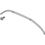 KB3Z16A238A - Body: Front Weather-strip for Ford Image