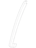 2117300419 - : Window Divider for Mercedes-Benz Image