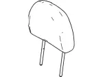 BE6Z78611A08BA - Body: Headrest for Mercury: Mariner Image
