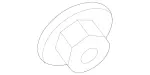 9909918 - Electr. System: Plastic Nut Open for Mercedes-Benz: 180A, 180b, 220a, 300C, 300CD, 350SD, A220, A35 AMG, AMG GT, AMG GT 43, AMG GT 53, AMG GT 55, AMG GT 63, AMG GT 63 Pro, AMG GT 63 S, AMG GT 63 S E Performance, AMG GT Black Series, AMG GT C, AMG GT R, AMG GT S, C300, C350e, C400, C43 AMG, C450 AMG, C63 AMG, C63 AMG S, C63 AMG S E Performance, CLA250, CLA35 AMG, CLA45 AMG, CLA45 AMG S, CLE300, CLE450, CLE53 AMG, CLS450, CLS53 AMG, E300, E350, E400, E43 AMG, E450, E53 AMG, E63 AMG S, EQB 250+, EQB 300, EQB 350, EQE 350, EQE 350 SUV, EQE 350+, EQE 350+ SUV, EQE 500, EQE 500 SUV, EQE AMG, EQE AMG SUV, EQS 450, EQS 450 SUV, EQS 450+, EQS 450+ SUV, EQS 580, EQS 580 SUV, EQS AMG, G63 4x4 Squared AMG, G63 AMG, GLA250, GLA35 AMG, GLA45 AMG, GLB250, GLB35 AMG, GLC300, GLC350e, GLC43 AMG, GLC63 AMG, GLC63 AMG S, GLC63 AMG S E Performance, GLE350, GLE450, GLE450e, GLE53 AMG, GLE580, GLE63 AMG S, GLS450, GLS580, GLS63 AMG, Maybach EQS 680 SUV, Maybach GLS600, Maybach S580, Maybach S680, S500, S580, S580e, S63 AMG E Performance, SL43 AMG, SL55 AMG, SL63 AMG, SL63 AMG S E Performance Image