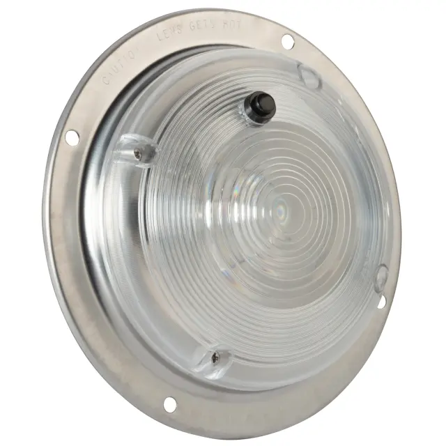 61821 - : 6" Surface Mount Dome Lights with Switch, Clear for Grote Lighting Image
