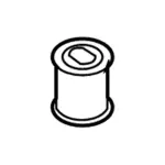 6E5Z3C716A - Steering: Rack And Pinion Mount Bushing for Ford: Fusion | Lincoln: MKZ, Zephyr | Mercury: Milan Image