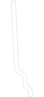 2197330239 - Body: Lock Rod for Mercedes-Benz Image