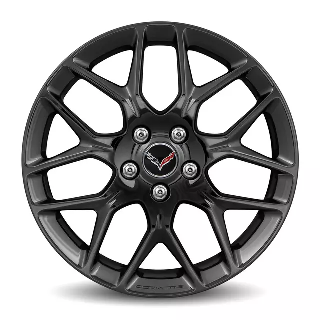 23334934 - : 19 Wheel, Front, Gloss Black for Chevrolet: Corvette Image