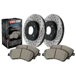 93861504 - : StopTech Street Axle Pack; Drilled and Slotted; Rear Brake Kit for Stoptech Image