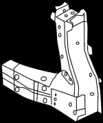 625215ZU0A - Body: Outer Support for INFINITI: QX80 Image