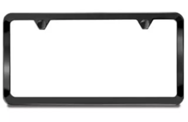 XR838398 - Exterior: License Plate Frame - Slimline - Black Pearl for Jaguar: E-Pace, F-Pace, F-Type, I-Pace, XE, XF, XJ, XJR575, XK Image