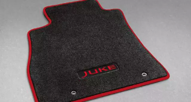 999E26X001 - Interior: Carpeted Floor Mats - Red for Nissan: Juke Image