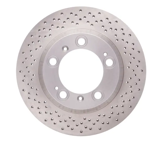 62002034 - Brakes &amp; Brake Parts: Disc Brake Rotor - Drilled for DYNAMIC FRICTION Image