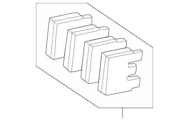 4420922041 - : Disk Brake Pad Set for Mercedes-Benz: 300SD, 500SL, CLK430, E420, E430, SL320 Image