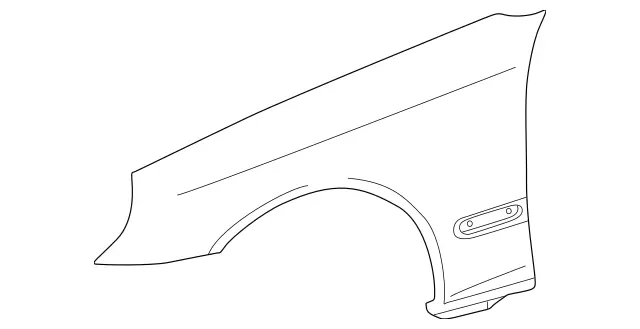 203880031864 - : Fender, Front for Mercedes-Benz: 180C, C230, C320 Image