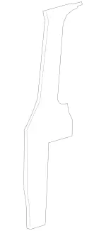 90669204029051 - Body: Center Pillar Trim for Mercedes-Benz Image