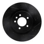 63311011R - : DFC Brake Rotor - Drilled and Slotted - Black for DYNAMIC FRICTION Image