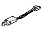 XS4Z7E096AA - Transmission: Shift Interlock Solenoid for Ford: Escort Image
