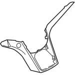 CJ5Z7813562BA - Body: Upper Trim for Ford Image