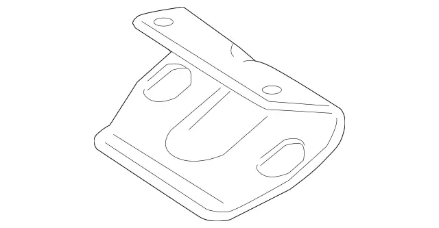 1712420034 - Engine Suspension: Screening Plate for Mercedes-Benz: SL500, SL550, SL63 AMG, SLC300, SLC43 AMG, SLK250, SLK280, SLK300, SLK350, SLK55 AMG Image image