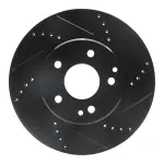 63363047R - : DFC Brake Rotor - Drilled and Slotted - Black for DYNAMIC FRICTION Image