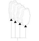 4420512090 - : Brake Pad for Mercedes-Benz Image