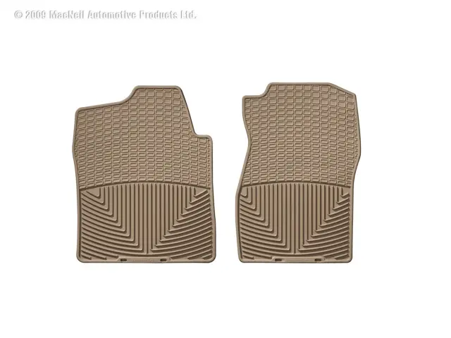 W72TN - Accessories: Front Tan All Weather Floor Mats for WeatherTech Image