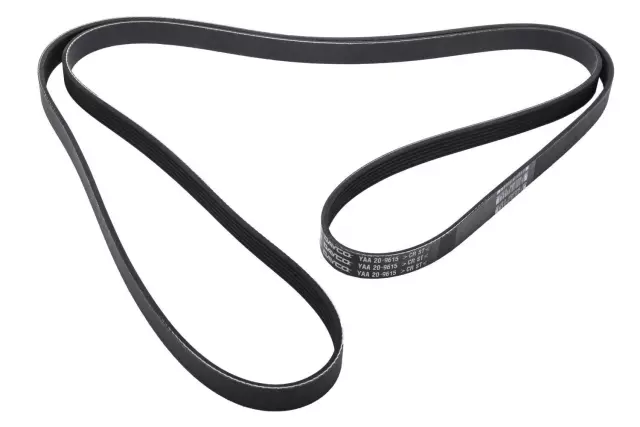 22518599 - Cooling System: Serpentine Belt for Chevrolet: Blazer, C1500, C2500, C3500, K1500 Pickup, K2500 Pickup, K3500 Pickup, Suburban C1500, Suburban C2500, Suburban K1500, Suburban K2500, Tahoe | GMC: C1500 Pickup, C2500 Pickup, C3500 Pickup, K1500 Pickup, K2500 Pickup, K3500 Pickup, Suburban C1500, Suburban C2500, Suburban K1500, Suburban K2500, Yukon Image
