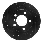 63332012L - : DFC Brake Rotor - Drilled and Slotted - Black for DYNAMIC FRICTION Image
