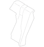 2209206816 - Rear Seat Bench: Padding for Mercedes-Benz Image