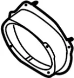 281667S210 - Body: Front Dr Speaker Mount Bracket for INFINITI: QX56 Image