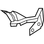 FT4Z16796A - : 2015-2024 Ford Edge - Hinge for Ford: Edge Image