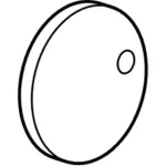 H1FZ58405A26B - Body: Drive Motor Battery Pack Charging Port Door for Ford: Focus Image