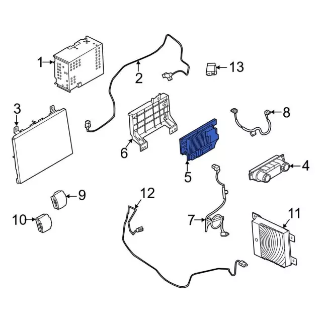 MU5Z14G371FU - Body: Module for Ford: Bronco Image