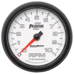 7597 - : GAUGE, TACHOMETER, 3 3/8", 10K RPM, IN-DASH, PHANTOM II for AutoMeter Image